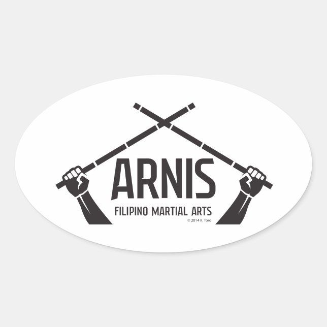 Adesivo Oval Arnis astig (Frente)