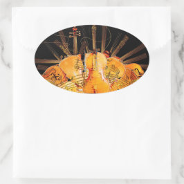 ADESIVO OVAL AS CORDAS DE SOL