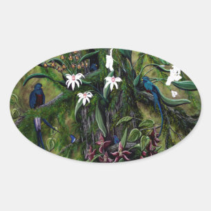 Adesivo Oval As Jungles de Tikal