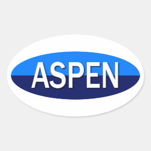 Adesivo Oval Aspen