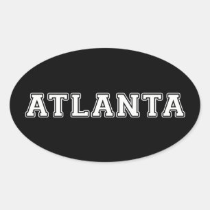 Adesivo Oval Atlanta Georgia