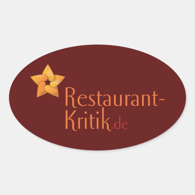 Adesivo Oval Aufkleber (Frente)