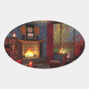 Adesivo Oval Autoadesivos de Tranquilidade