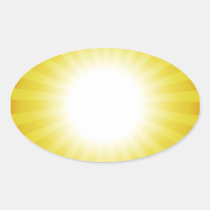 Adesivo Oval Autocolante