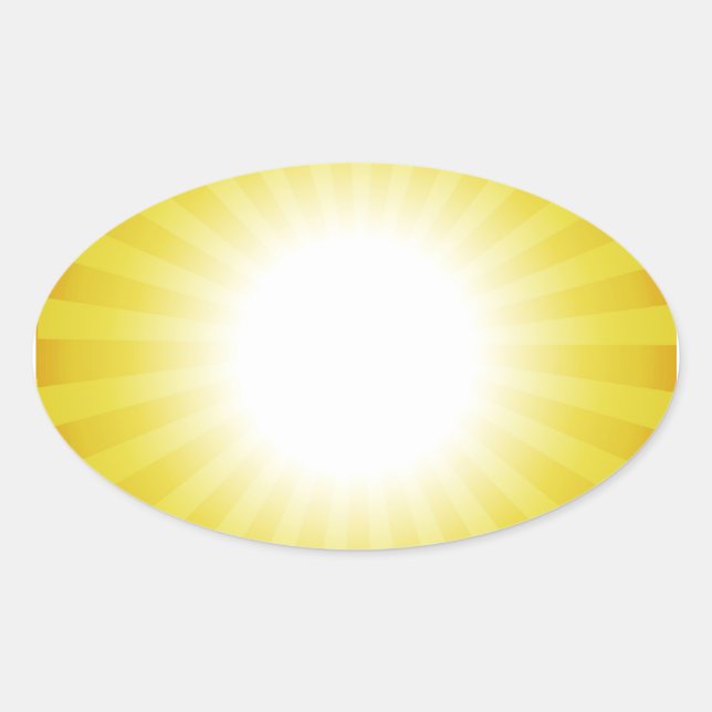 Adesivo Oval Autocolante (Frente)