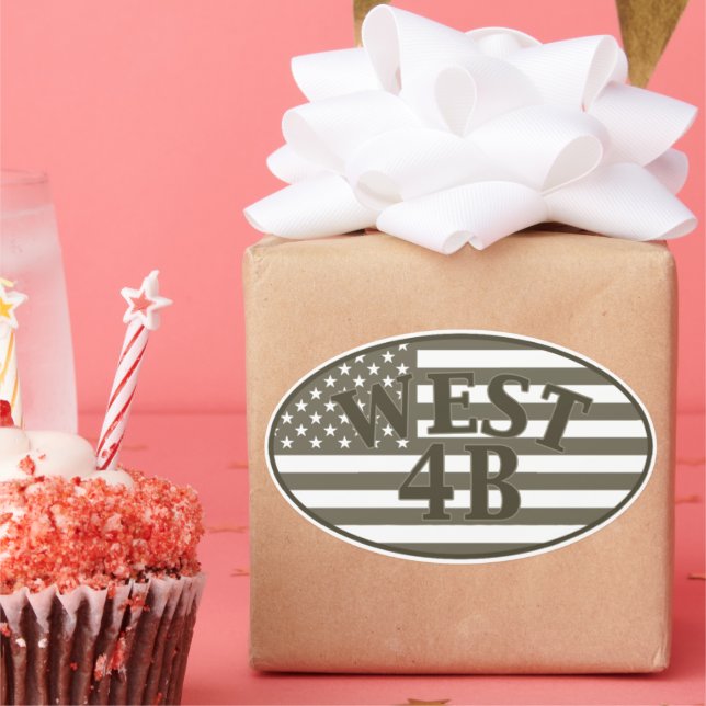 Adesivo Oval Autocolante 4B (Festa)