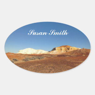 Adesivo Oval Autocolante de fotos Oval com nome - australiano d