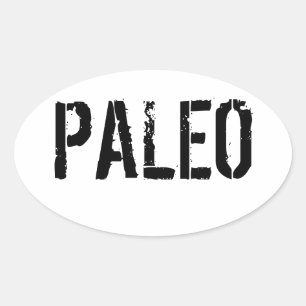 Adesivo Oval Autocolante no vidro traseiro de Paleo