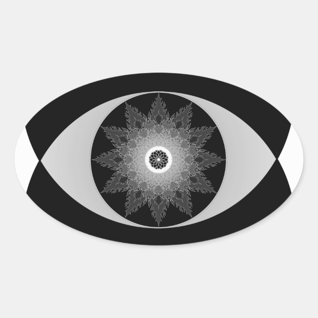 Adesivo Oval Autocolantes (Frente)