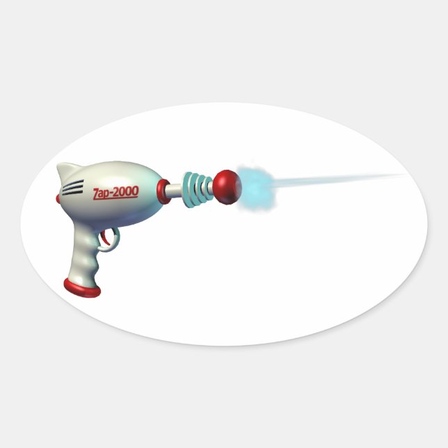 Adesivo Oval Autocolantes a laser espacial (Frente)