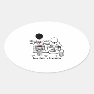Adesivo Oval Autocolantes de motocicleta personalizados