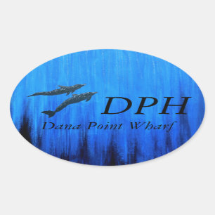 Adesivo Oval Autocolantes para-choques, DPH Warf