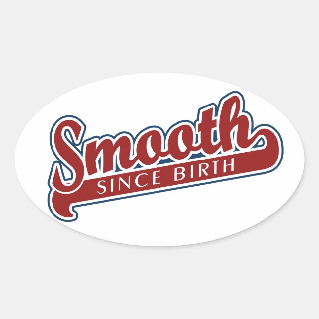 Adesivo Oval Autocolantes personalizados SMOOTH (Frente)