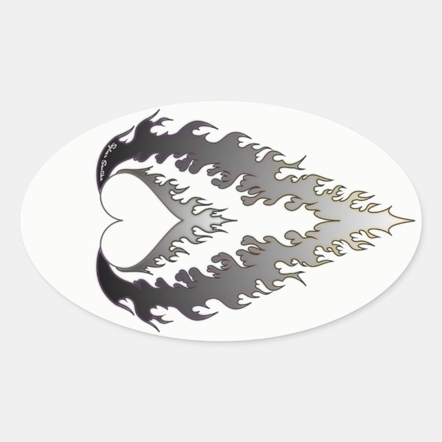 Adesivo Oval Autocolantes: Prata (Frente)