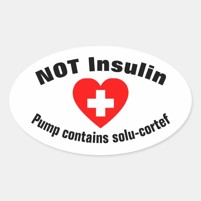 Adesivo Oval Autocolantes Solu-Cortef (Frente)