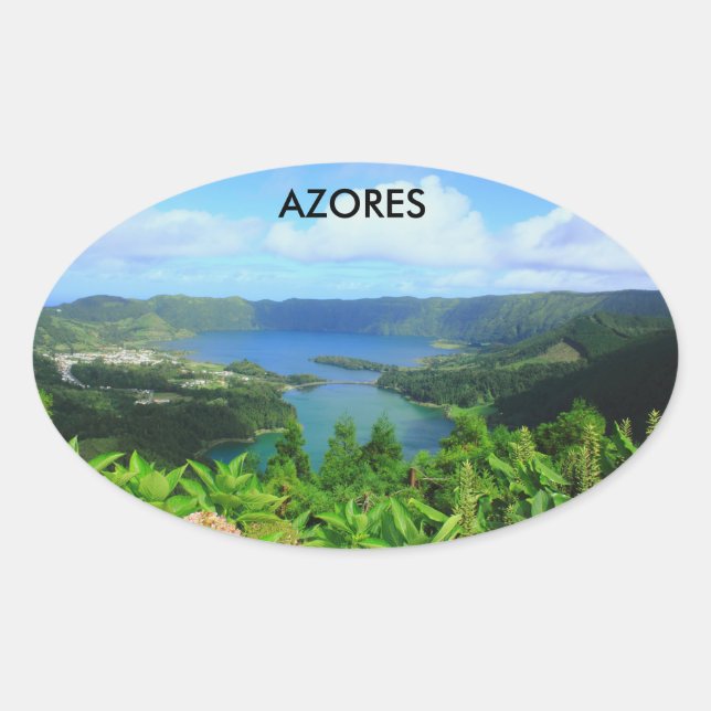Adesivo Oval Azores (Frente)