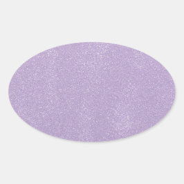 Adesivo Oval Bagunça de Lavanda