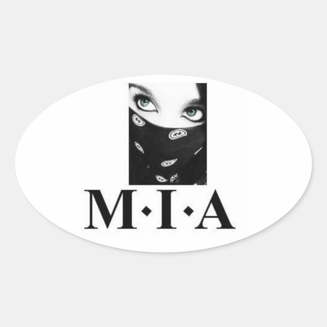 Adesivo Oval bandana (Frente)