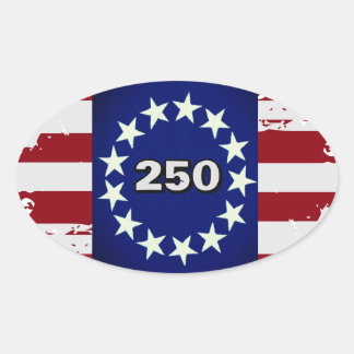 Adesivo Oval Bandeira Colonial 250