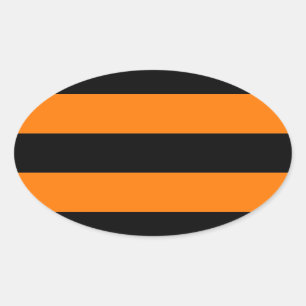 Adesivo Oval Bandeira da fita de St George - Георгиевс