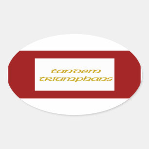 Adesivo Oval Bandeira de Jacobite 1745