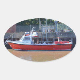 Adesivo Oval Barco Charter High Flyer