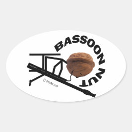 Adesivo Oval Bassoon Nut