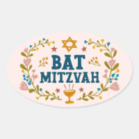 BAT MITZVAH - Judeu floral desenhado à mão - Perso