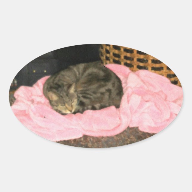 Adesivo Oval Bathrobe do Indigo (Frente)