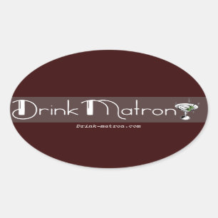 Adesivo Oval Beba Matron Stickers