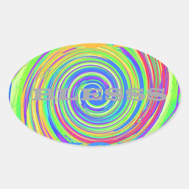 Adesivo Oval Bebês Crianças Deus abençoe Você... (Frente)