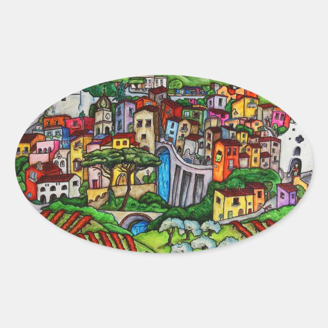 Adesivo Oval Bella Guardia (Frente)