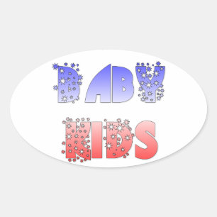 Adesivo Oval Belos Bebês Franceses Crianças com Bandeiras Nacio