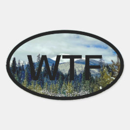 Adesivo Oval Bem-vindo a Frasers