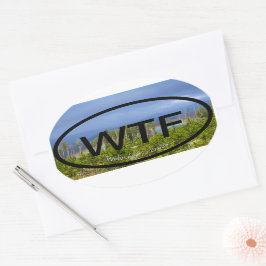 Adesivo Oval Bem-vindo ao Fraser