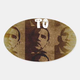 Adesivo Oval Bem-vindo ao Quênia