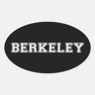 Adesivo Oval Berkeley California