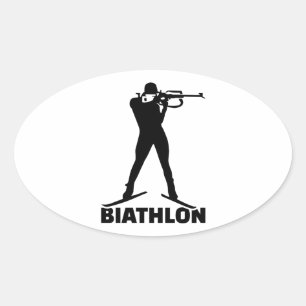 Adesivo Oval Biathlon