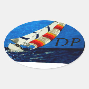 Adesivo Oval Bibblepacific para-choques, 20'divertido