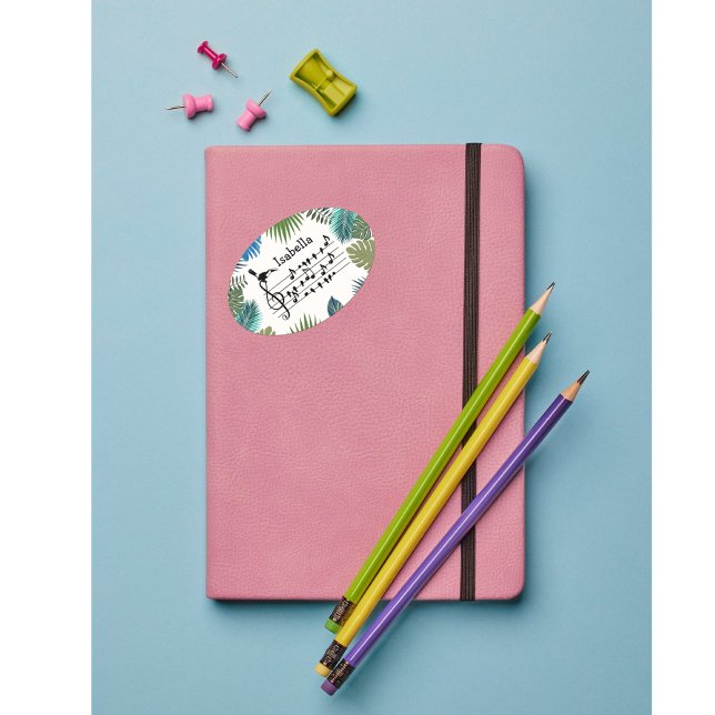 Adesivo Oval Birdsong Toucan ingressando birdsong personalizáve (Criador carregado)