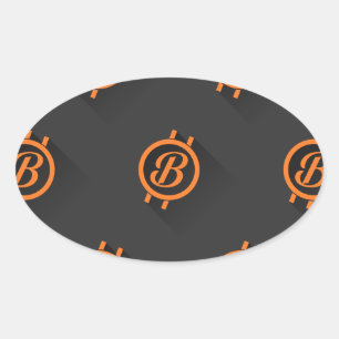 Adesivo Oval Bitmoeda 3