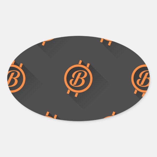 Adesivo Oval Bitmoeda 3 (Frente)