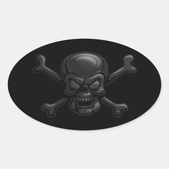 Adesivo Oval Blackstone (Frente)