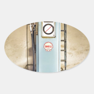 Adesivo Oval bomba de gás