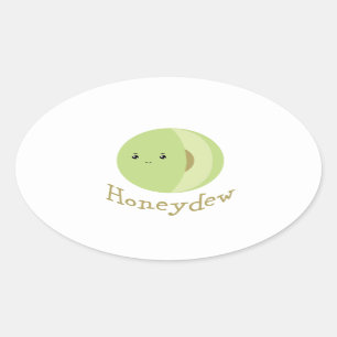 Adesivo Oval Bonita Honeydew