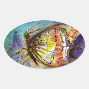ADESIVO OVAL BORBOLETA MÁGICA