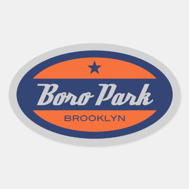 Adesivo Oval Boro Park (Frente)