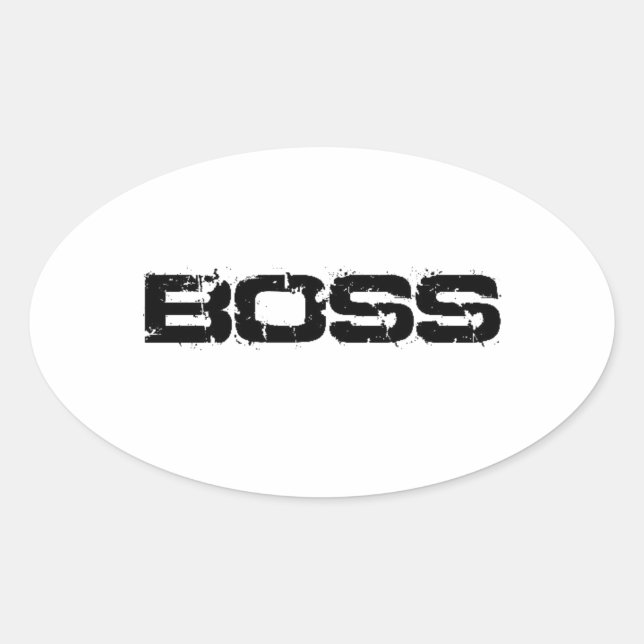 ADESIVO OVAL BOSS (Frente)