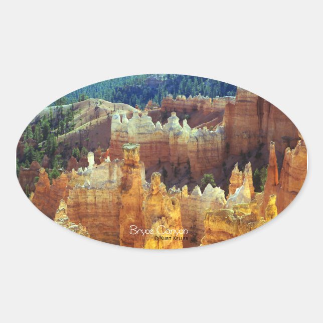 Adesivo Oval Bryce Canyon Stickers (Frente)