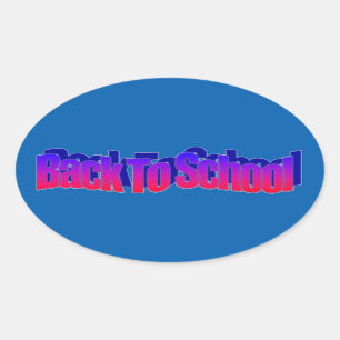 Adesivo Oval BTS-Red-Blue